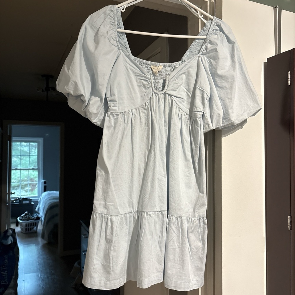 Light Blue Mini Dress